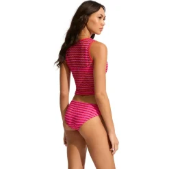 - Collective High Leg Ruched Side Pant - Bikini-Bottom><noscript><img width=