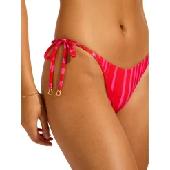 Seafolly - Women's Coastline Tie Side Rio Pant - Bikini-Bottom