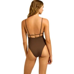 - Women's Collective V Neck One Piece - Badeanzug>Seafolly Hot