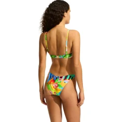 Sale - Women's Cuba Ring Front Bralette - Bikini-Top Bademode