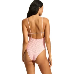 New - Women's Daydreamer V Neck One Piece - Badeanzug Bademode