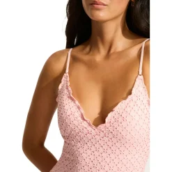 New - Women's Daydreamer V Neck One Piece - Badeanzug Bademode