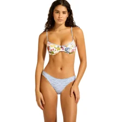 Seafolly - Women's Riviera Coast Reversible Hipster - Bikini-Bottom^ Bademode