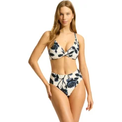 Seafolly - Women's Rococo Wrap Front F Cup Bra - Bikini-Top