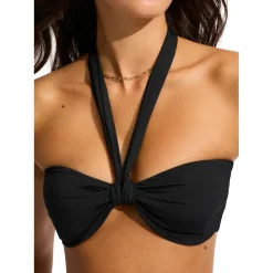Discount - Women's Collective Sash Tie Front Bandeau - Bikini-Top Bademode