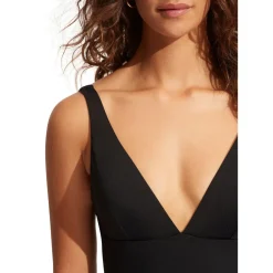Seafolly - Women's Collective V Neck One piece - Badeanzug