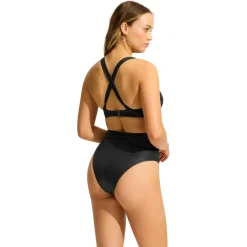 Seafolly - Women's Soleil DD Wrap Front Halter Bra - Bikini-Top