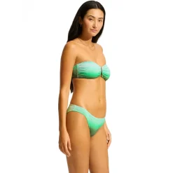 Online - Women's Spectrum Trim Front Bandeau - Bikini-Top Bademode