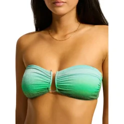 Online - Women's Spectrum Trim Front Bandeau - Bikini-Top Bademode