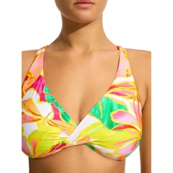 Seafolly - Women's Wonderland Wrap Front F Cup - Bikini-Top
