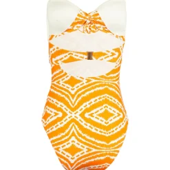 Best - Women's Zanzibar Twist Tie Front One Piece - Badeanzug Bademode