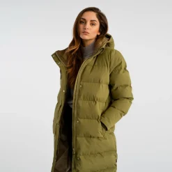 Selfhood - Women's Hooded Puffer Coat - Mantel