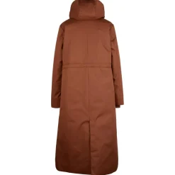 - Women's Long Hooded Parka - Mantel Alltagsbekleidung|Mäntel