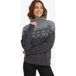 - Women's Mandari Mock Neck Sweater - Merinopullover>Sherpa