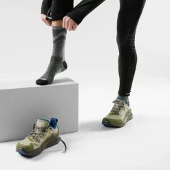 - Performance Run Zero Cushion Mid Crew Pattern - Laufsocken Merinosocken|Socken