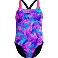 - Kid's Digital Allover Powerback - Badeanzug>Speedo New