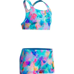 Hot - Kid's Print Racerback Two Piece - Bikini Bademode