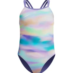 - Kid's Printed Twinstrap - Badeanzug>Speedo Outlet