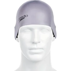 Speedo - Plain Moulded Silicone Cap - Badekappe^ Schwimm- & Strandzubehör|Badekappen