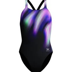 - Women's Placement Printed Powerback - Badeanzug>Speedo Clearance