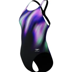 - Women's Placement Printed Powerback - Badeanzug>Speedo Clearance