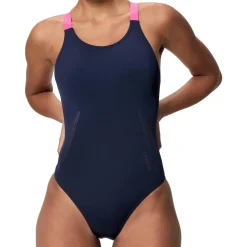 Speedo - Women's Solid Boom Leaderback One Piece - Badeanzug