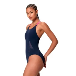 Speedo - Women's Solid Boom Leaderback One Piece - Badeanzug