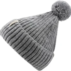 New - Kid's Strickmütze Melange Bommel - Mütze Kopfbedeckungen|Alltagsbekleidung