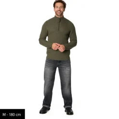 Stoic - Heavy MerinoKnit MMXX.Rutvik Half Zip - Merinopullover^ Alltagsbekleidung|Wanderbekleidung