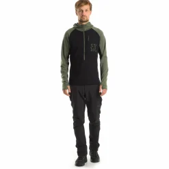 - Merino260 StadjanSt. 3/4 Zip w. Hood - Merinohoodie><noscript><img width=