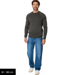 Stoic - MerinoFlatFleece240 SolbergSt. Crew - Merinopullover