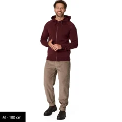 Sale - MerinoFleece335 MMXX.Lulea II Zip Hoody - Merinojacke Alltagsbekleidung|Wanderbekleidung