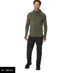 Stoic - MerinoFleece240 StorforsSt. Zip Hoody - Merinohoodie