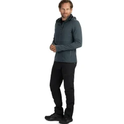 Clearance - MerinoGrid285 NorrdalSt. Zip Hoody - Fleecejacke Alltagsbekleidung|Wanderbekleidung