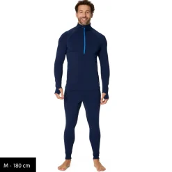 Hot - MerinoSoft245 TuleboSt. Half Zip - Merinoshirt Skibekleidung|Merinounterwäsche
