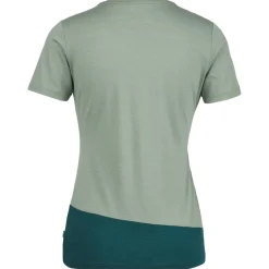 Hot - Women's Merino155 LaholmSt. Colorblock T-Shirt - Merinoshirt Alltagsbekleidung|Wanderbekleidung