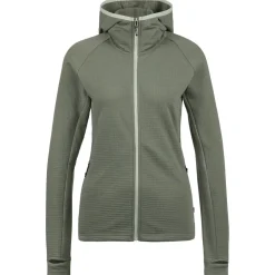 Clearance - Women's MerinoGrid285 NorrdalSt. Zip Hoody - Fleecejacke Alltagsbekleidung|Wanderbekleidung