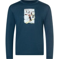 super.natural - Kid's Dachshund Party L/S - Merinounterwäsche^Kinder Alltagsbekleidung|Wanderbekleidung