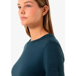 super.natural - Women's Casual Rib Bio Jersey Tee - Merinoshirt