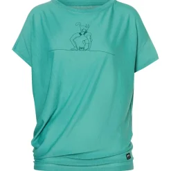 Clearance - Women's Cat Yoga Loose Tee - Merinoshirt Alltagsbekleidung|Skibekleidung