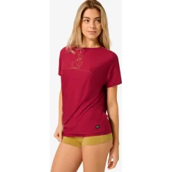 Clearance - Women's Cat Yoga Loose Tee - Merinoshirt Alltagsbekleidung|Skibekleidung