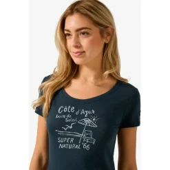 super.natural - Women's Cote D'Azur Tee - Merinoshirt^ Alltagsbekleidung|Shirts, Hemden & Longsleeves