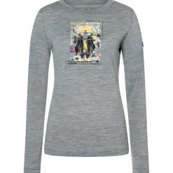 super.natural - Women's Crazy Mouse L/S - Merinoshirt^ Wanderbekleidung|Shirts, Hemden & Longsleeves