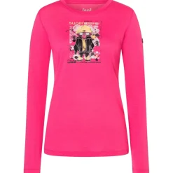 super.natural - Women's Crazy Mouse L/S - Merinoshirt^ Wanderbekleidung|Shirts, Hemden & Longsleeves