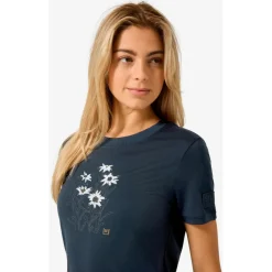 super.natural - Women's Edelweiss Bio Jersey Tee - Merinoshirt^ Wanderbekleidung|T-Shirts