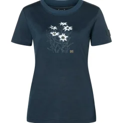 super.natural - Women's Edelweiss Bio Jersey Tee - Merinoshirt^ Wanderbekleidung|T-Shirts