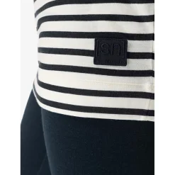super.natural - Women's Feel Good Stripe Hibiskus Bio Hoodie - Hoodie