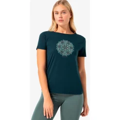 super.natural - Women's Ornament Tee - Merinoshirt^ Alltagsbekleidung|Wanderbekleidung