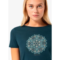 super.natural - Women's Ornament Tee - Merinoshirt^ Alltagsbekleidung|Wanderbekleidung