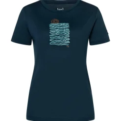 - Women's Sea Line Tee - Merinoshirt>super.natural Hot